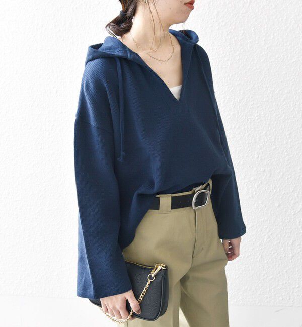 SHIPS any「SHIPS any:〈手洗い可能〉サカリバ フード ショート プルオーバー」|その他|