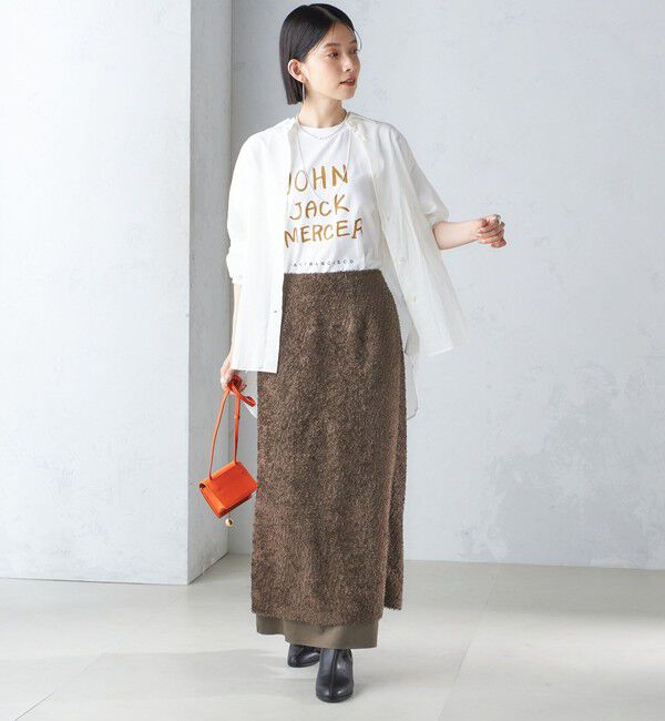 SHIPS for women「J.J.MERCER:〈洗濯機可能〉プリント TEE」|Tシャツ・カットソー|