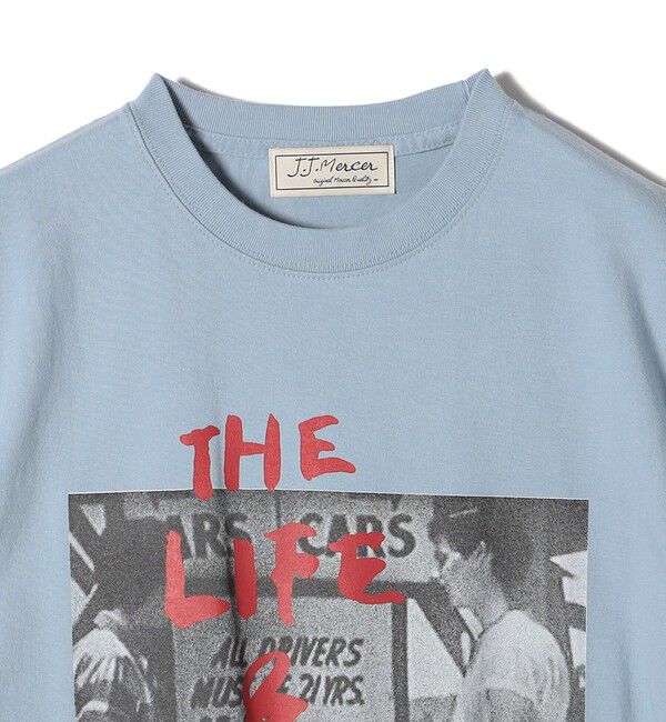 SHIPS for women「J.J.MERCER:〈洗濯機可能〉プリント TEE」|Tシャツ・カットソー|