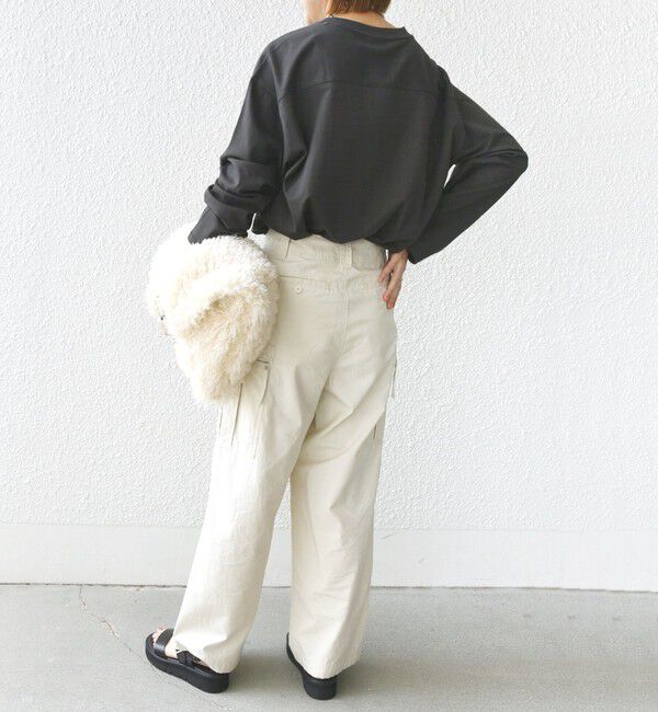 SHIPS for women「〈手洗い可能〉裾 ドロスト カーゴ パンツ 3」|カーゴ|