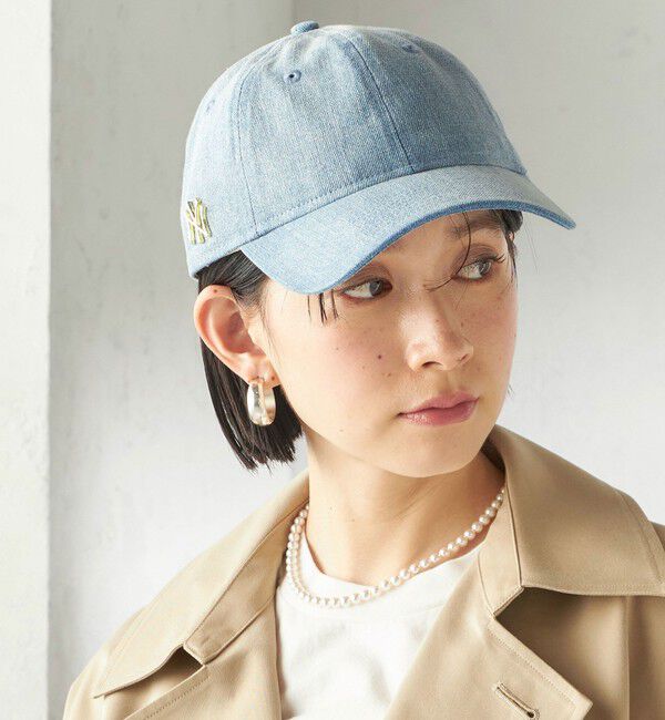 SHIPS for women「《一部追加予約》【SHIPS別注】NEW ERA:ピンズ付 キャップ」|キャップ・キャスケット|ライトブルー