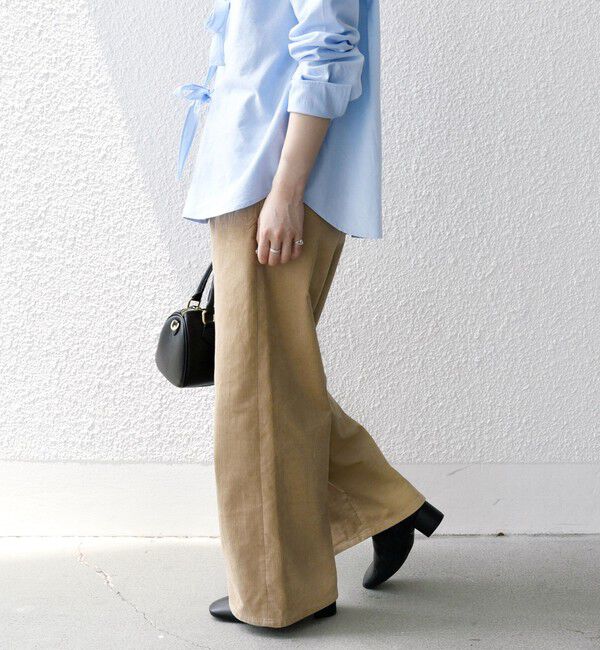 SHIPS any「SHIPS any:〈洗濯機可能〉コーデュロイ フロント ボタン セミワイド パンツ」|その他|