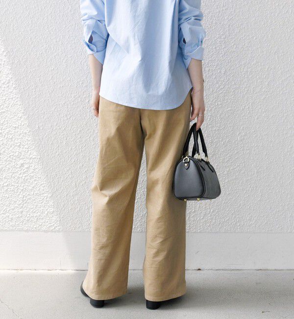 SHIPS any「SHIPS any:〈洗濯機可能〉コーデュロイ フロント ボタン セミワイド パンツ」|その他|