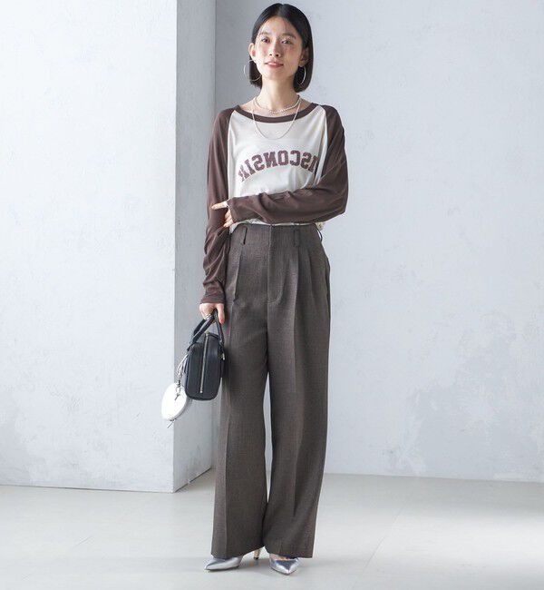 SHIPS for women「St.Johns 3rd club:〈洗濯機可能〉シアー ベースボール TEE」|Tシャツ・カットソー|