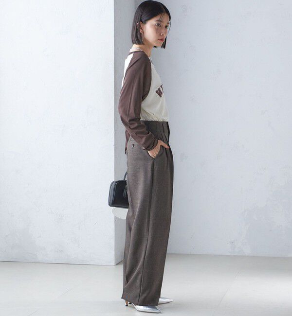 SHIPS for women「St.Johns 3rd club:〈洗濯機可能〉シアー ベースボール TEE」|Tシャツ・カットソー|