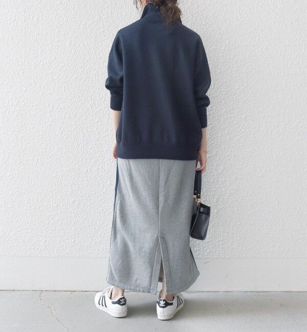 SHIPS any「SHIPS any:〈洗濯機可能〉USAコットン 裏起毛 サイドライン スカート」|スカート|