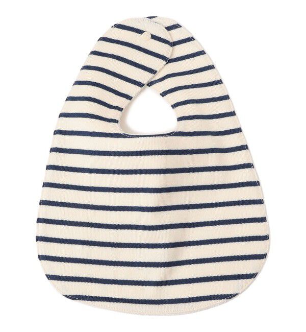 SHIPS KIDS「SHIPS KIDS:オーガニック コットン ボーダー スタイ」|スタイ|オフホワイト