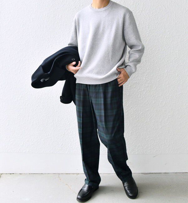 SHIPS any「SHIPS any: 〈手洗い可能〉コットン カシミヤ スウェットライク ニット 24FW◇」|ニット・セーター|