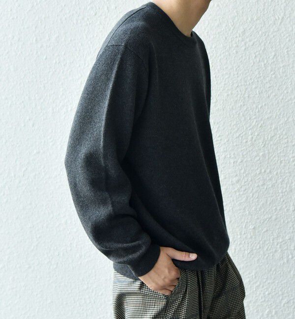 SHIPS any「SHIPS any: 〈手洗い可能〉コットン カシミヤ スウェットライク ニット 24FW◇」|ニット・セーター|