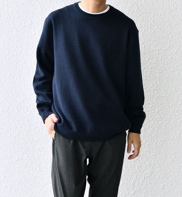 SHIPS any「SHIPS any: 〈手洗い可能〉コットン カシミヤ スウェットライク ニット 24FW◇」|ニット・セーター|