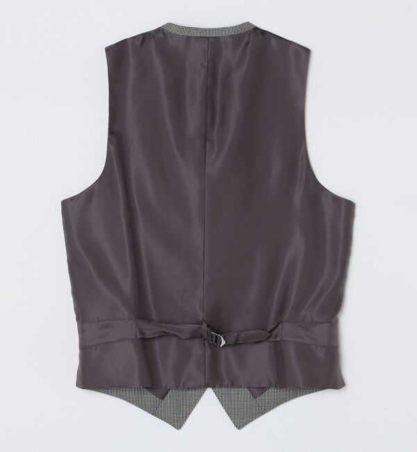 SHIPS「SHIPS: VITALE BARBERI CANONICO ハウンドトゥース ベスト」|ダウンベスト・ベスト|