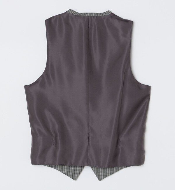 SHIPS「SHIPS: VITALE BARBERI CANONICO ハウンドトゥース ベスト」|ダウンベスト・ベスト|