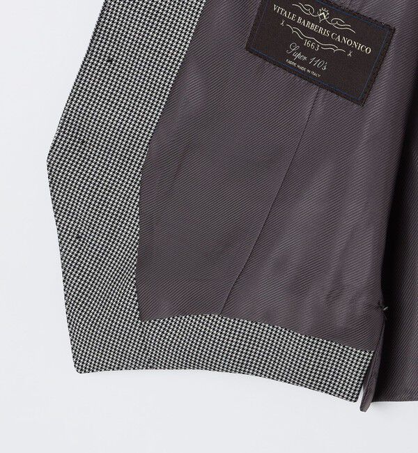 SHIPS「SHIPS: VITALE BARBERI CANONICO ハウンドトゥース ベスト」|ダウンベスト・ベスト|