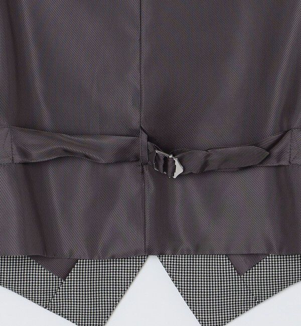 SHIPS「SHIPS: VITALE BARBERI CANONICO ハウンドトゥース ベスト」|ダウンベスト・ベスト|