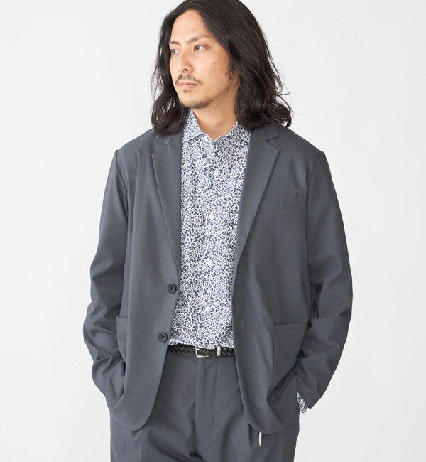 SHIPS「【WEB限定】SHIPS: カルゼ ストレッチ セットアップ (ジャケット＋イージーパンツ)」|スーツ|
