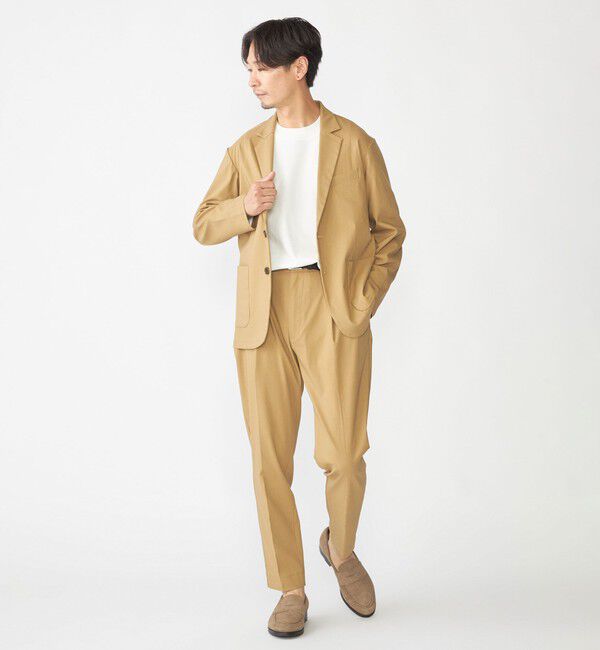 SHIPS「【WEB限定】SHIPS: カルゼ ストレッチ セットアップ (ジャケット＋イージーパンツ)」|スーツ|
