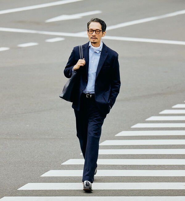 SHIPS「SHIPS: 〈セットアップ対応〉ダウンファブリック 2ボタン ジャケット」|スーツ|