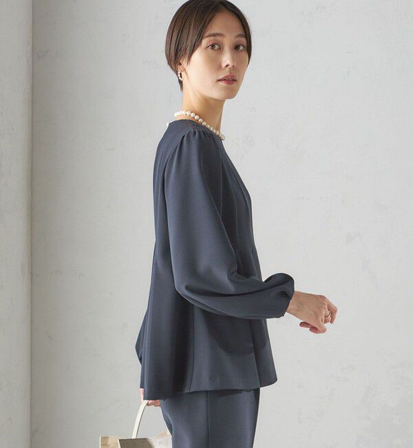 SHIPS for women「ダブル クロス ブラウス（セレモニー対応可）」|シャツ・ブラウス|