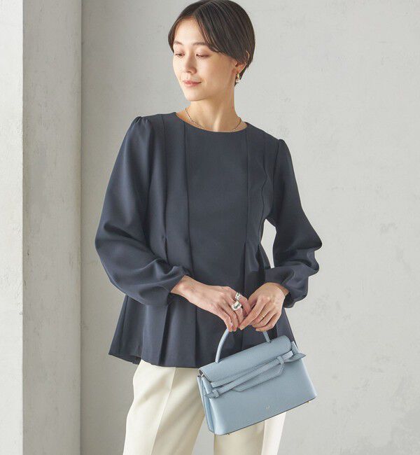 SHIPS for women「ダブル クロス ブラウス（セレモニー対応可）」|シャツ・ブラウス|