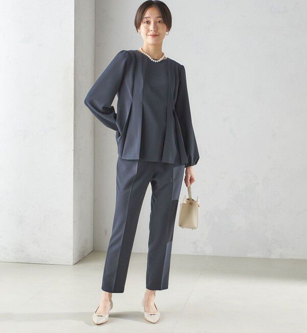 SHIPS for women「ダブル クロス ブラウス（セレモニー対応可）」|シャツ・ブラウス|