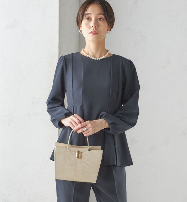 SHIPS for women「ダブル クロス ブラウス（セレモニー対応可）」|シャツ・ブラウス|