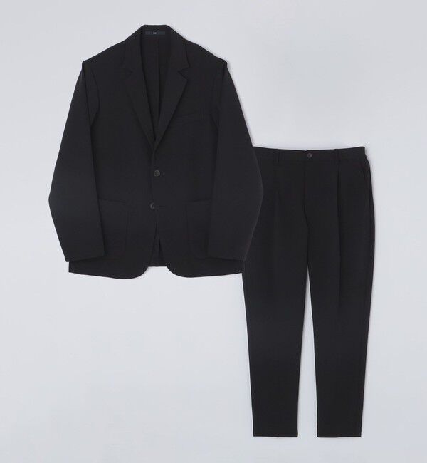 SHIPS「SHIPS:〈手洗い可能〉ダブルクロス セットアップ (ジャケット＋イージーパンツ)」|スーツ|