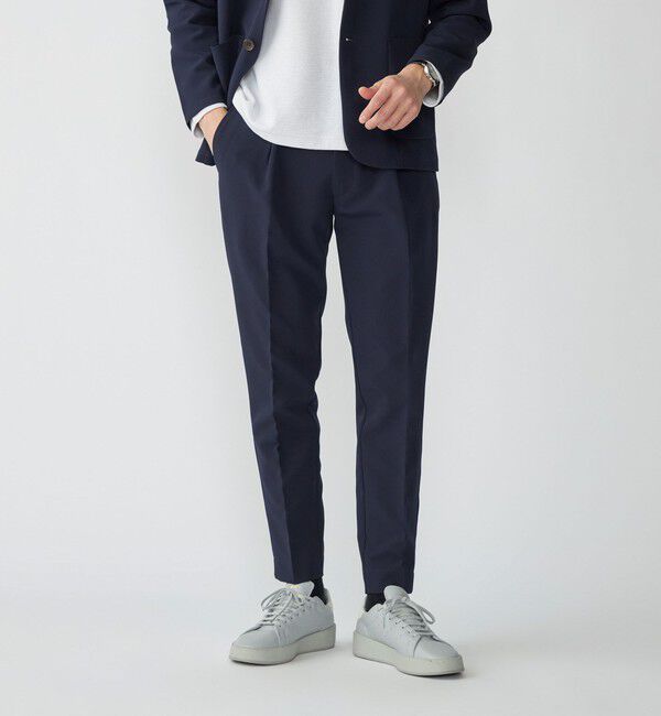 SHIPS「SHIPS:〈手洗い可能〉ダブルクロス セットアップ (ジャケット＋イージーパンツ)」|スーツ|