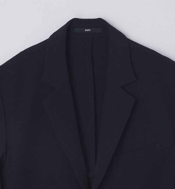 SHIPS「SHIPS:〈手洗い可能〉ダブルクロス セットアップ (ジャケット＋イージーパンツ)」|スーツ|