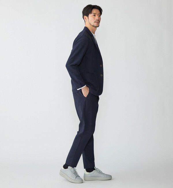 SHIPS「SHIPS:〈手洗い可能〉ダブルクロス セットアップ (ジャケット＋イージーパンツ)」|スーツ|