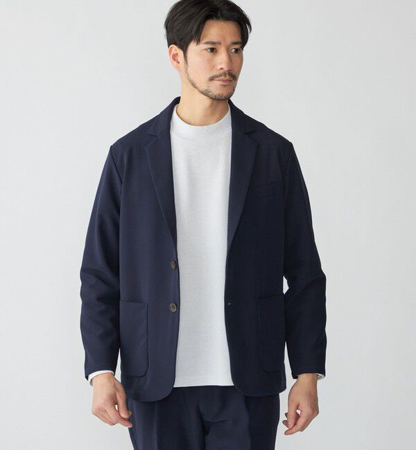 SHIPS「SHIPS:〈手洗い可能〉ダブルクロス セットアップ (ジャケット＋イージーパンツ)」|スーツ|