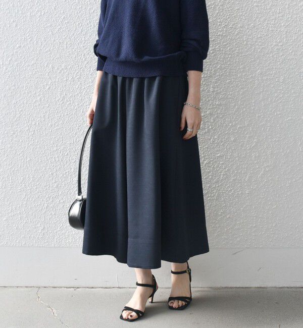 SHIPS any「SHIPS any:〈洗濯機可能〉ドライタッチ ギャザー キュロット パンツ」|その他|