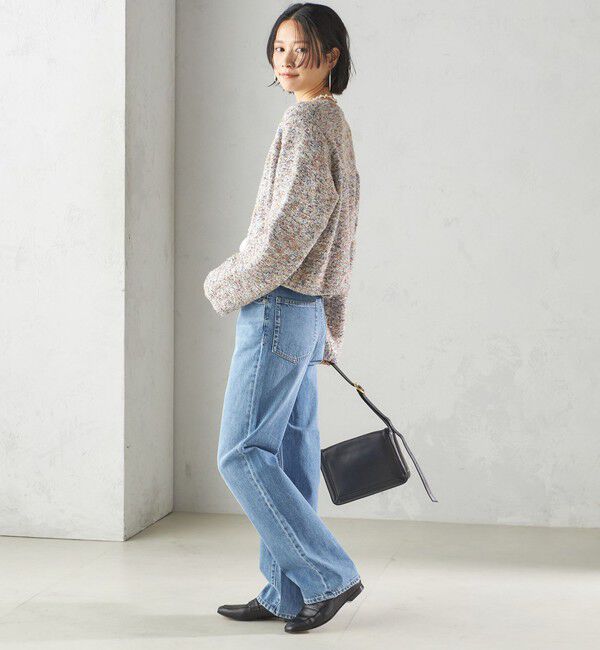 SHIPS for women「〈手洗い可能〉ミックス ツイード ショート ジャケット」|カーディガン|