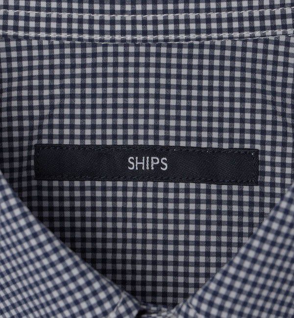SHIPS「【WEB限定】SHIPS: SOLOTEX(R) DRY ワンポイントロゴ シアサッカー ボタンダウンシャツ」|シャツ・ブラウス|