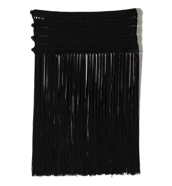 SHIPS for women「【SHIPS別注】BINDU:ラップ フリンジ スカート」|スカート|