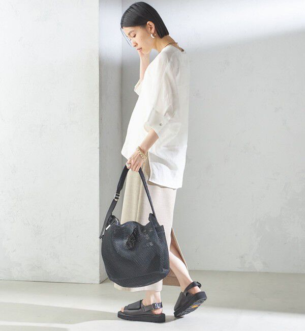 SHIPS for women「【一部WEB限定】〈手洗い可能〉IMPERIAL LINEN スキッパー ブラウス」|シャツ・ブラウス|