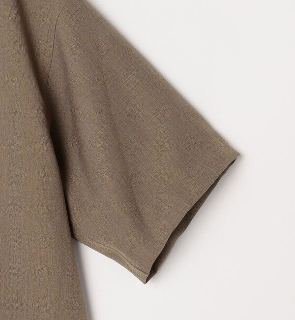 SHIPS any「SHIPS any:〈洗濯機可能〉リネンライク スキッパー プルオーバーシャツ(セットアップ対応)◇」|シャツ・ブラウス|