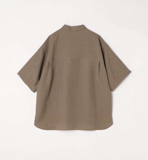 SHIPS any「SHIPS any:〈洗濯機可能〉リネンライク スキッパー プルオーバーシャツ(セットアップ対応)◇」|シャツ・ブラウス|