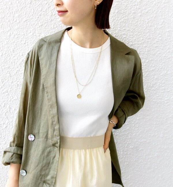 SHIPS for women「アメリカン スリーブ リブ タンクトップ」|タンクトップ|