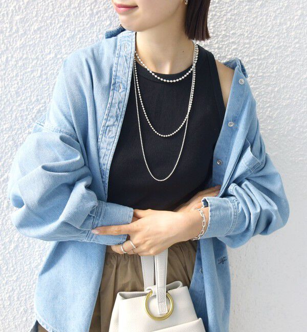 SHIPS for women「アメリカン スリーブ リブ タンクトップ」|タンクトップ|