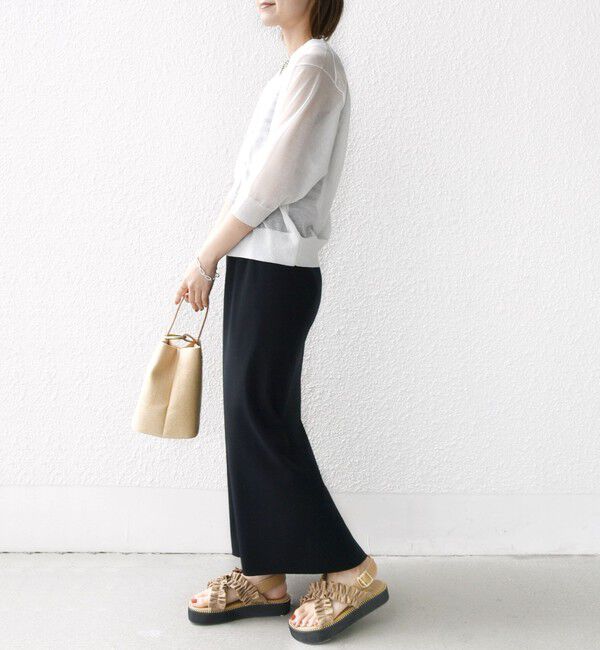 SHIPS for women「〈手洗い可能〉ラミー混 シアー カーディガン」|カーディガン|