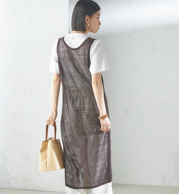 SHIPS for women「〈手洗い可能〉前後 2WAY イタリアン シアー リネン ワンピース」|ワンピース|