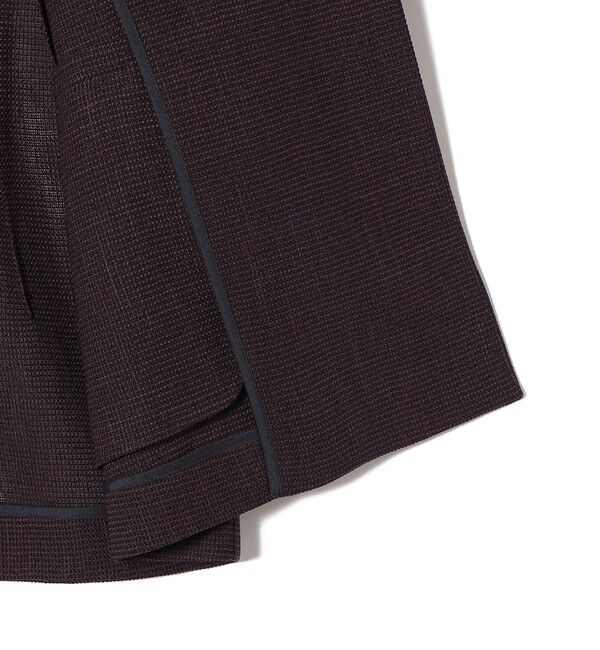 SHIPS for women「〈手洗い可能〉カラミ ノーラペル 半袖 ジャケット」|ノーカラージャケット|