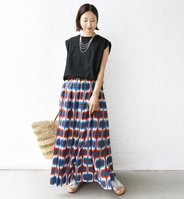 SHIPS for women「〈接触冷感〉ポンチ ノースリーブ プルオーバー」|Tシャツ・カットソー|