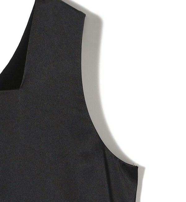 SHIPS for women「2WAY サテン &times; カットソー スクエア タンクトップ」|タンクトップ|
