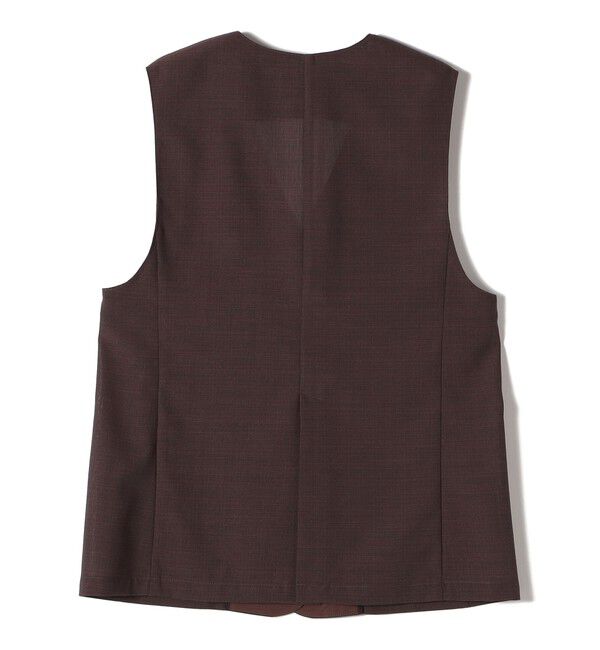 SHIPS for women「〈防シワ加工〉チノ ウール ボタン ジレ」|ベスト・ジレ|
