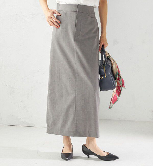 SHIPS for women「〈洗濯機可能〉マルチ ファンクション ロング タイト スカート」|スカート|