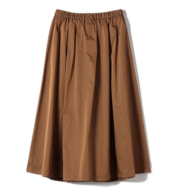 SHIPS for women「SHIPS Primary Navy Label:〈手洗い可能〉メモリー タックスカート」|スカート|