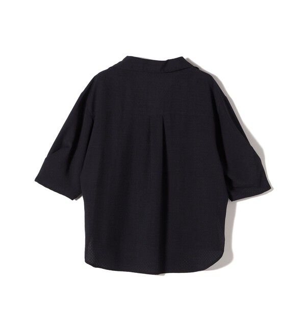 SHIPS Colors 「SHIPS Colors:〈手洗い可能〉パンチング スキッパー シャツ」|シャツ・ブラウス|