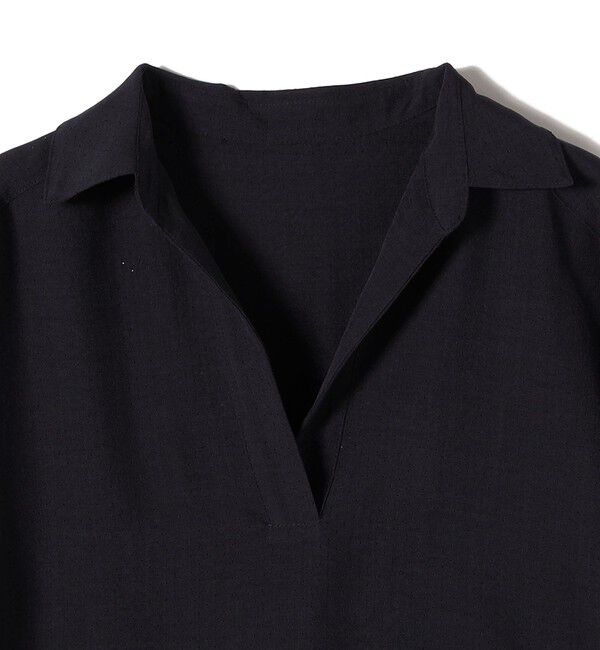 SHIPS Colors 「SHIPS Colors:〈手洗い可能〉パンチング スキッパー シャツ」|シャツ・ブラウス|