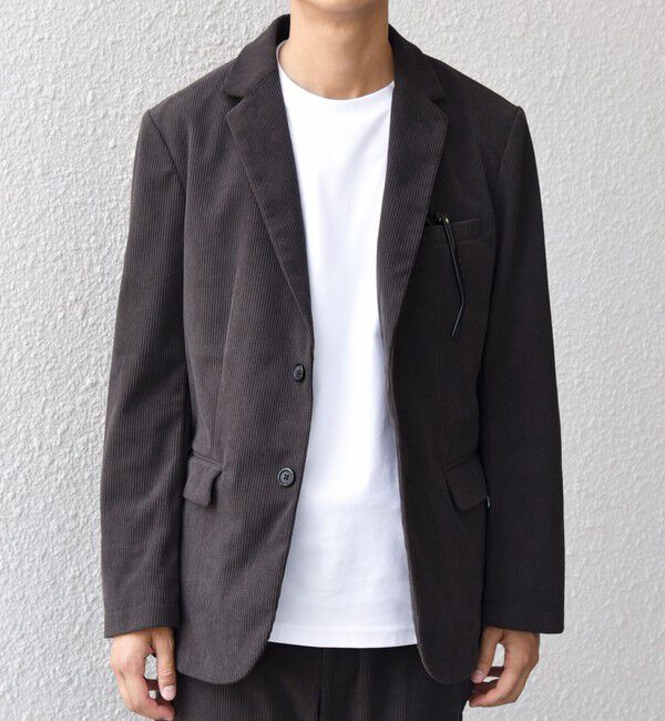 SHIPS any「SHIPS any:〈洗濯機可能〉SOLOTEX(R) コーデュロイ セットアップ ジャケット & イージーパンツ◇」|スーツ|